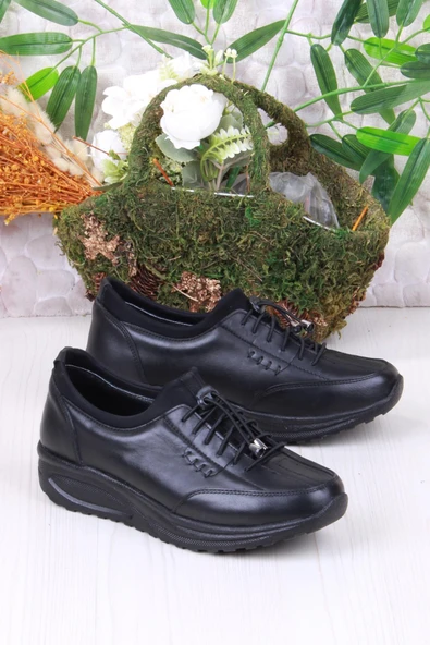 Mehmet Mete 4281 Yumuşak Hafif Rahat Hakiki Deri Kadın Ayakkabı - Resim 6