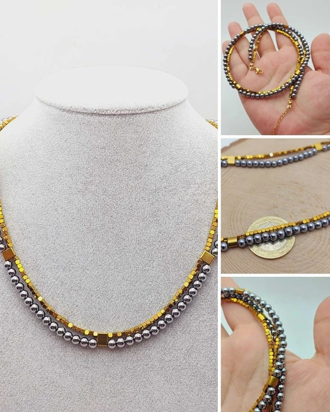 Lucid Dream Serisi Terahertz Taşı 4mm Kolye (45204) ürün görseli