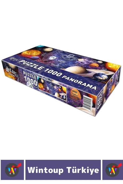 Eğlenceli Koordinasyon Beceri Görsel Algı Geliştirici Çocuk 1000 Parça PUZZLE UZAYIN DERİNLİKLERİ - 2