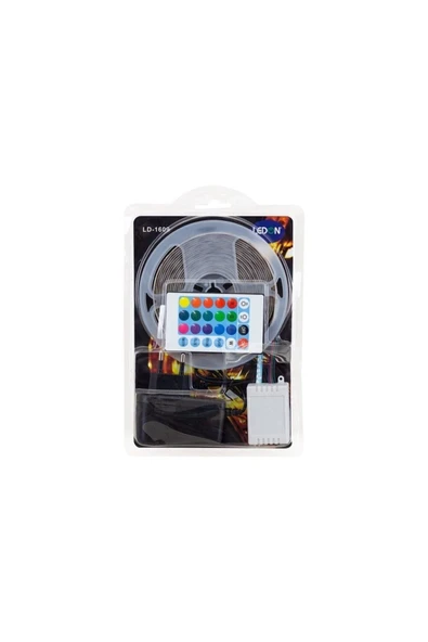 Animasyonlu Rgb Şerit Led Işık Aydınlatma Seti Tak Çalıştır Kumandalı Adaptörlü conti - 5