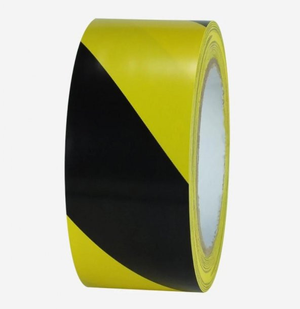 Globus İkaz Sarı Siyah Yer İşaretleme Bandı 50X30M