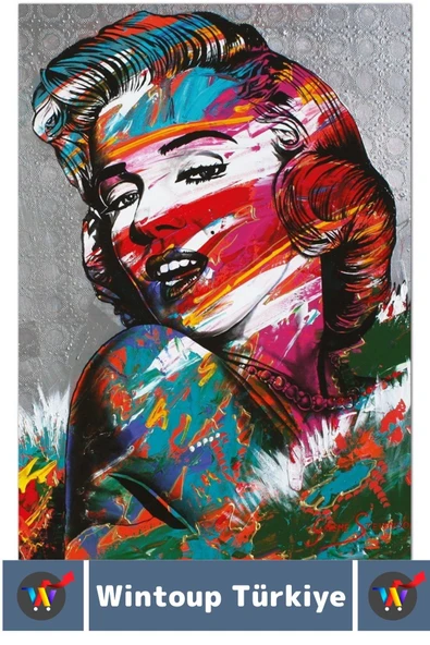 Premium El Göz Koordinasyon Beceri Görsel Algı Geliştirici 1000 Parça Çocuk PUZZLE MARILYN GÜLÜŞÜ - 3