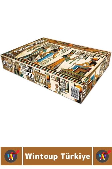 Premium Eğlenceli El Göz Koordinasyon Beceri Görsel Algı Geliştirici Çocuk 1000 Parça PUZZLE PAPIRUS - Resim 2