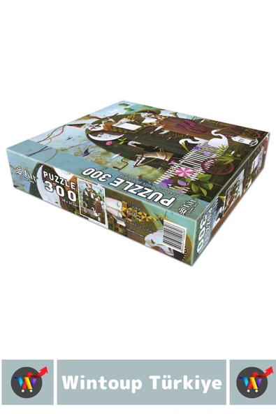 Premium Eğlenceli El Göz Koordinasyon Beceri Görsel Algı Geliştirici Çocuk 300 Parça PUZZLE NİNNİ - Resim 2