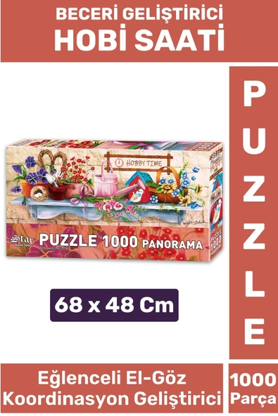 Özel Eğlenceli El Göz Koordinasyon Beceri Görsel Algı Geliştirici Çocuk 1000 Parça PUZZLE HOBİ SAATİ