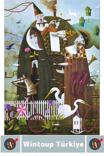 Premium Eğlenceli El Göz Koordinasyon Beceri Görsel Algı Geliştirici Çocuk 300 Parça PUZZLE NİNNİ - Resim 3