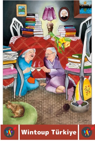 Eğlenceli El Göz Koordinasyon Beceri Görsel Algı Geliştirici Çocuk 500 Parça PUZZLE ALTIN KIZLAR - 3