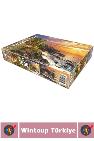 Özel Eğlenceli El Göz Koordinasyon Beceri Görsel Algı Geliştirici Çocuk 1000 Parça PUZZLE TAŞ KULÜBE - 2