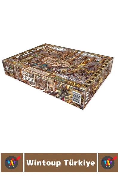 Eğlenceli Göz Koordinasyon Hafıza Beceri Geliştirici 2000 Parça PUZZLE ERKEKLER VE KADINLAR SAVAŞI - Resim 2