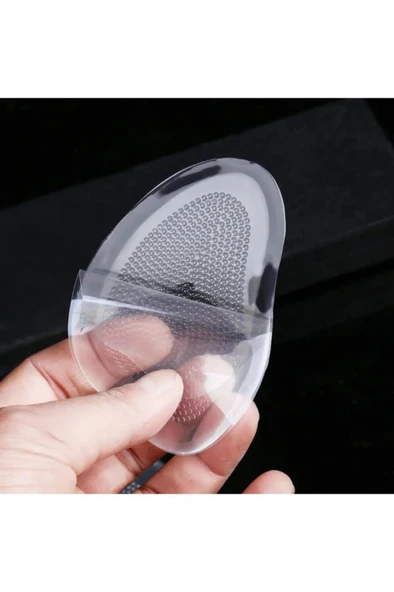 2 li Silikon Kadın Topuklu Ayakkabı Tabanı Ayak Kaydırmaz Tabanlık Yapışkanlı Jel Tabanlığı - 6