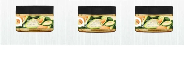 Ostwint Face Body Scrub Gel - Avocado 300Ml X 3 Adet