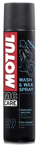 MOTUL E9 WASH&WAX HIZLI SPREY TEMİZLEYİCİ CİLA 400 ML