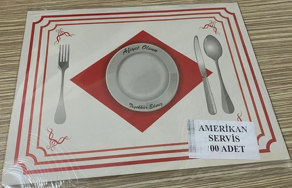 500 Adet Amerikan Servis Kağıdı Sunum Servis Kağıdı Büyük Boy 30x40 cm - 5