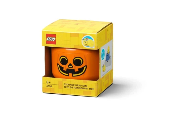 LEGO Storage 5008082 Minifigure Head Pumpkin Mini