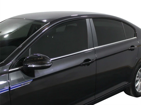 VW Passat B8.5 Cam Çıtası 4 Prç Krom 2019 ve Sonrası - Resim 3