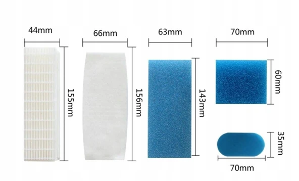 srfn ticaret Thomas Twin T1/Twin T2 Uyumlu Süpürge Filtre Seti - Resim 2