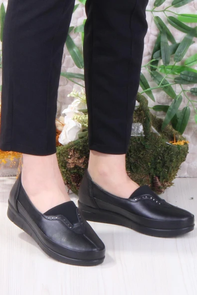 Mehmet Mete 9026 Yumuşak Rahat Hakiki Deri Kadın Ayakkabı - 2