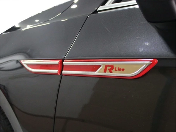 VW Passat B8.5 R-Line Çamurluk Çıtası 4Prç Abs Krom 2019 ve Sonrası - Resim 3