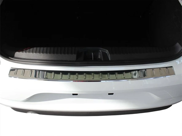 Renault Clio 5 Arka Tampon Eşiği Krom 2019 ve Sonrası - Resim 2