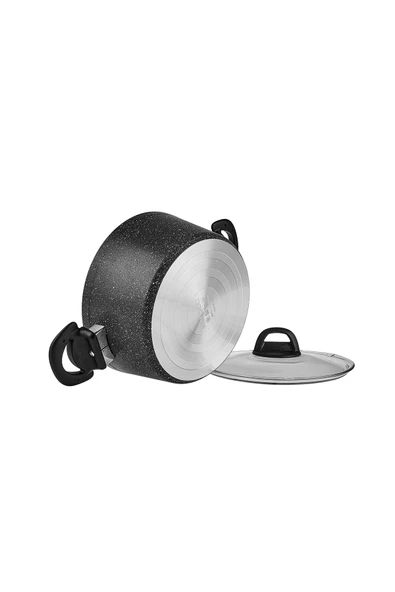 Karaca Biogranit Eliz V2 10 Parça Tencere Seti Black - 2