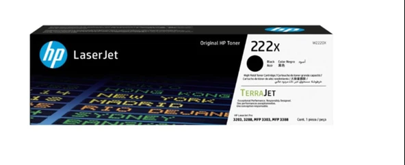 Hp 222X Black Siyah 3.200 Sayfa Toner W2220X ürün görseli