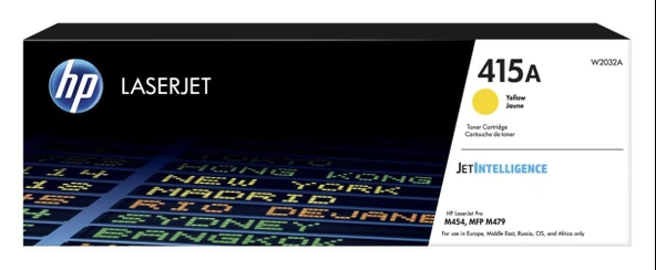 HP 415A Yellow Sarı 2.100 Sayfa Toner W2032A ürün görseli
