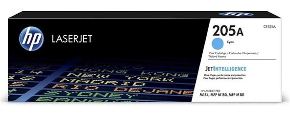 HP 205A Cyan Mavi 900 Sayfa Toner CF531A ürün görseli