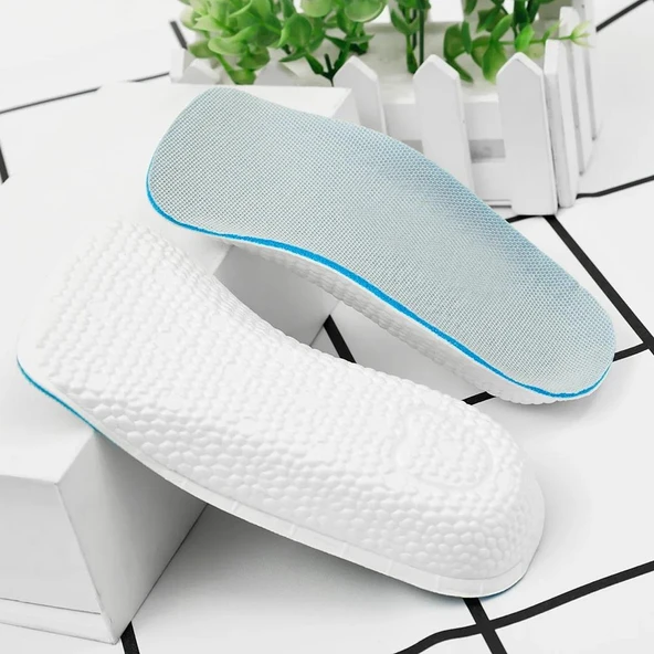 1.5 cm Erkek Gizli Topuk Yükseltici Boy Uzatıcı Ortopedik Tabanlık Köpük Ayakkabı Tabanlığı - 6