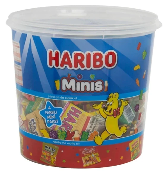 Haribo Minis 10 gr X 100 Adet-6'lı Paket - Resim 2