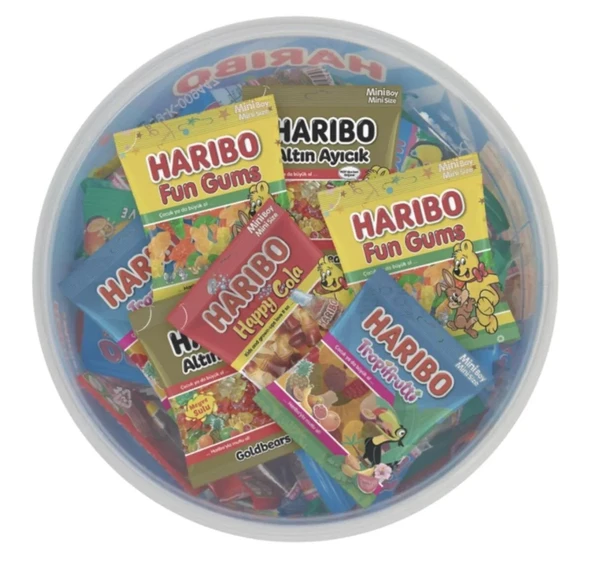 Haribo Minis 10 gr X 100 Adet-6'lı Paket - Resim 3