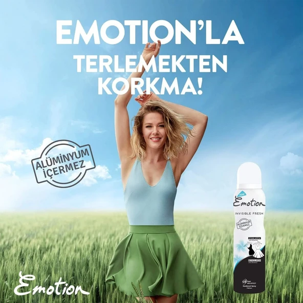 Emotion Invisible Fresh 150 ml Deo Sprey - Resim 4