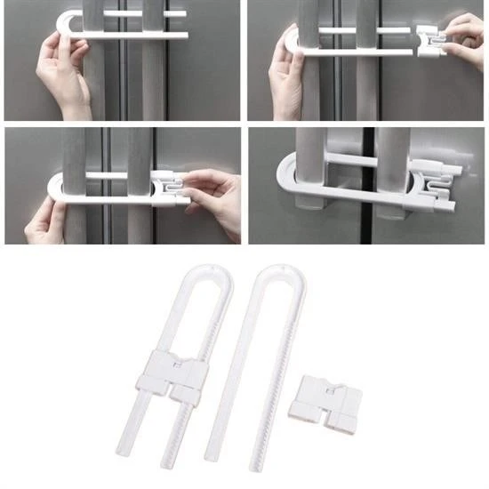 BUFFER® Bebek Çocuk Çekmece ve Dolap Koruma Raylı Güvenlik Sistemi Emniyet Kilidi - 3