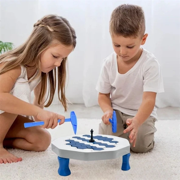 BUFFER® Glacier Buzullar Buz Kırma Tuzağı Kalesi Akıl Zeka Strateji Kutu Oyunu - 2