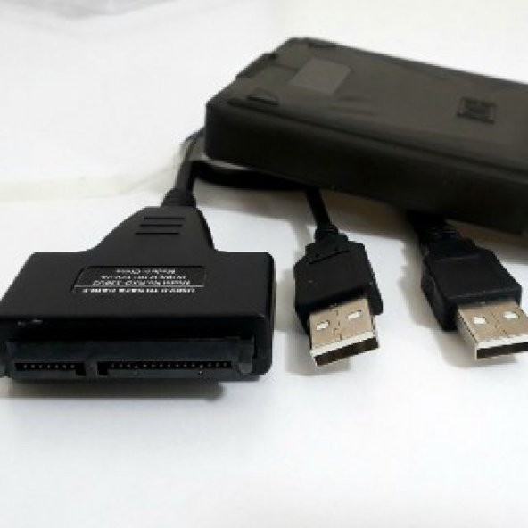 Sata Usb Kablo Çevirici Kutulu 2.5 inch Hdd Harddisk Dönüştürücü - 2