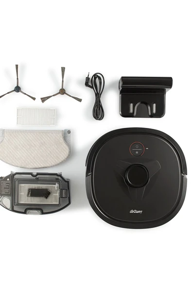 Arzum Ar4304 Robotek X4 Lds Akıllı Robot Süpürge - Siyah - Resim 5