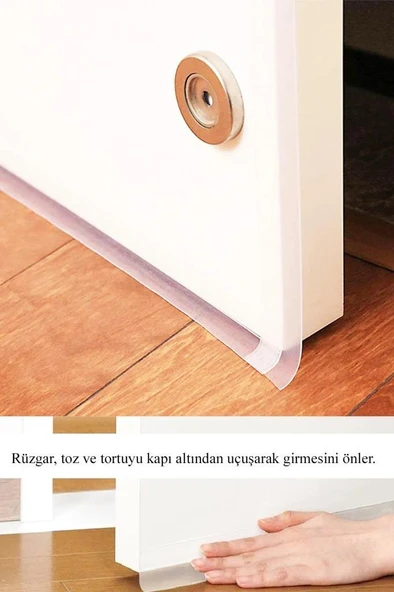 5 Metre Kapı Altı Bandı Pencere Rüzgar Önleyici Soğuk Kesici Toz Böcek Geçirmez İzolasyon Bant Bantı - 2