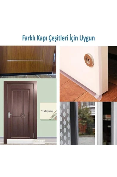 5 Metre Kapı Altı Bandı Pencere Rüzgar Önleyici Soğuk Kesici Toz Böcek Geçirmez İzolasyon Bant Bantı - 6