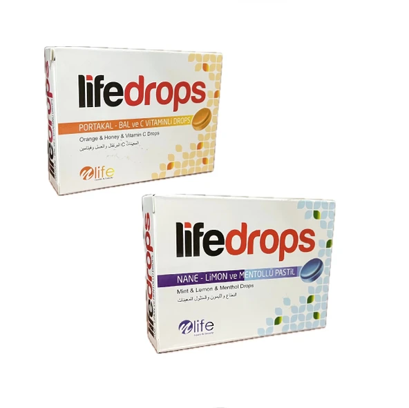 Portakal Bal C Vitamini 24lü+Nane Limon Mentollü 24lü Pastil Drops ürün görseli 1