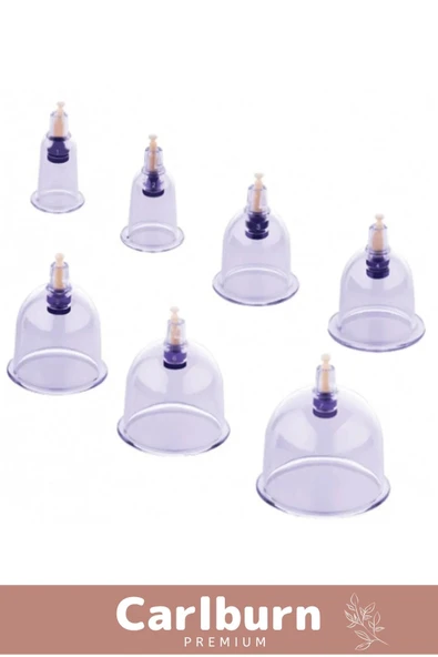 Sarsılmaz Kutulu Çekme Pompa Selülit Çatlak Giderici Vakumlu Masaj Aleti 12'li Kupa Hacamat Seti - 2