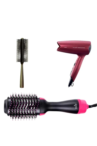 Yeni Nesil 4in1 Çok Fonksiyonlu Saç Kurutma Şekillendirici Düzleştirme Özellikli Hair Dryer & Styler - 3
