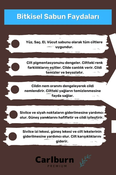 100% Doğal Güzel Kokulu El Yüz Saç Vücut Cilt Onaran Kolajen Etkili Amber Bitkisel Sabun 3 Adet - 5