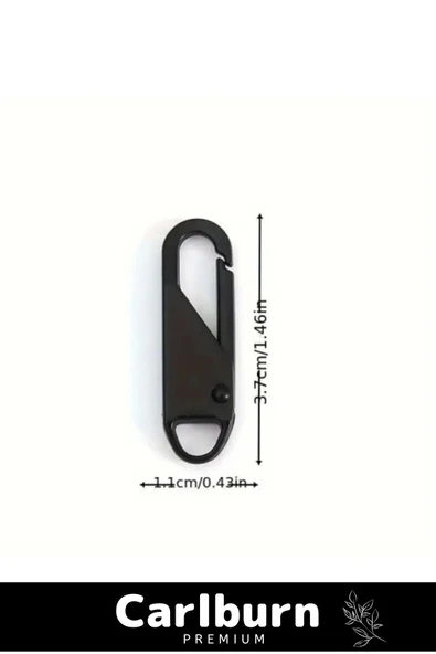 Özel Üretim Dikiş Gerektirmez Pratik Kolay Takılan Çanta Polar Valiz Fermuar Sürgüsü Başlığı 2 Adet - 2