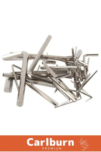 Özel Üretim Tamir Usta Çırak Bozuk Vida 10 Parça Çelik Alyan Seti Kısa Düz Köşe Alyan Anahtar Takımı - 3