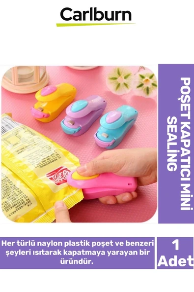 Özel Üretim Yiyecek Sebze Tazeliği Koruma Sağlayan Zararsız Pili Poşet Kapatıcı Mini Sealing