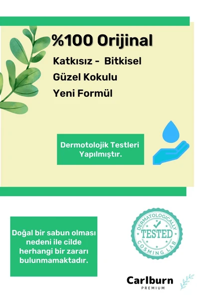 100% Doğal Güzel Kokulu El Yüz Saç Vücut Cilt Onaran Kolajen Etkili Avokado Bitkisel Sabun 3 Adet - 5