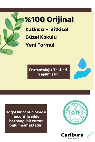 100% Doğal Güzel Kokulu El Yüz Saç Vücut Cilt Onaran Kolajen Etkili Amber Bitkisel Sabun 3 Adet - 2