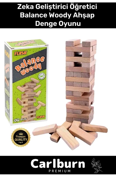 Premium Eğitici Zeka Geliştirici Öğretici Eğlence Aile Parti Balance Woody Ahşap Denge Oyunu
