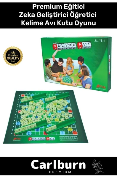 Premium Eğitici Zeka Geliştirici Öğretici Eğlence Aile Etkinlik Arkadaş Özel Gün Davet Kelime Avı