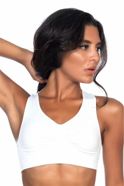 Özel Üretim Hareket Özgürlüğü Sağlayan Rahat Nefes Alabilen Elastik Esnek Sporcu Sütyen Korse - 2