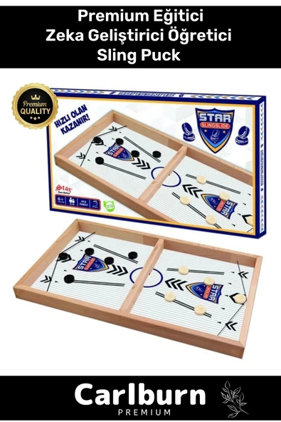 Premium Eğitici Zeka Geliştirici Öğretici Eğlence Aile Etkinlik Yılbaşı Özel Gün Sling Puck